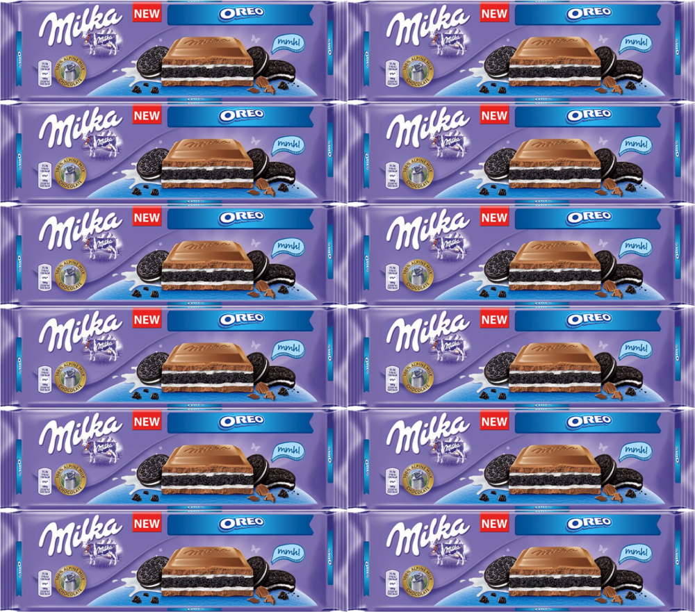 12x Czekolada Milka Oreo, 300g