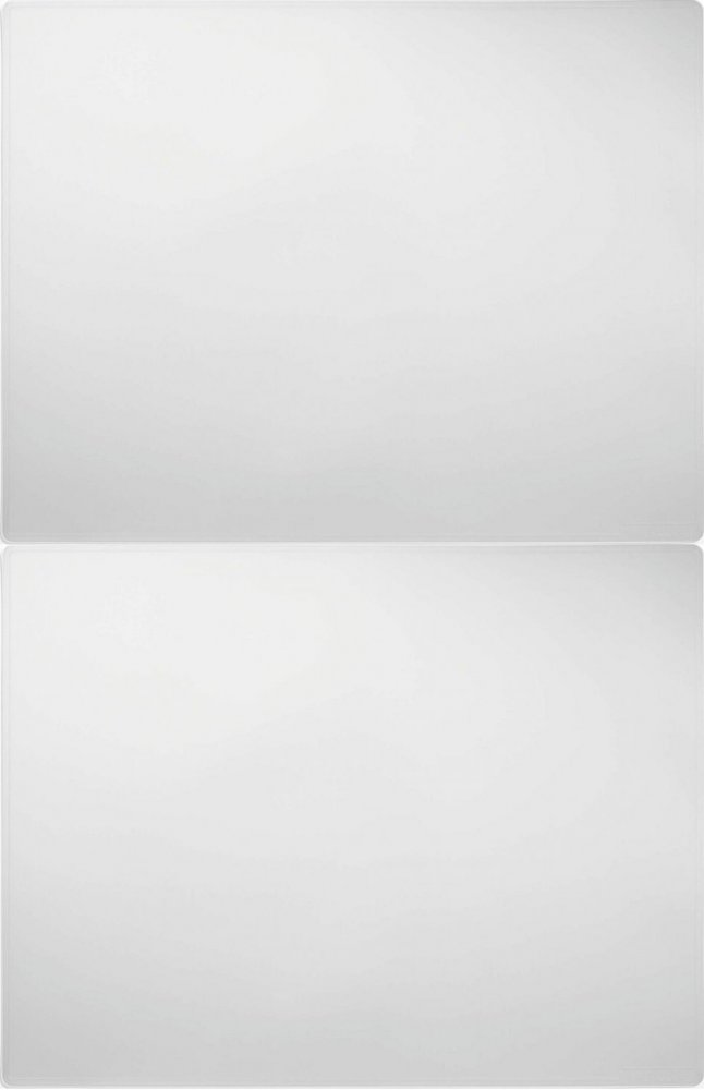 2x Podkład ochronny na biurko Durable, ozdobne krawędzie, 650x500mm, przezroczysty