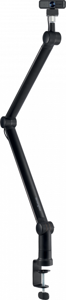 Uchwyt z wysięgnikiem Kensington A1020, do montażu kamer internetowych, mikrofonów i oświetlenia, czarny