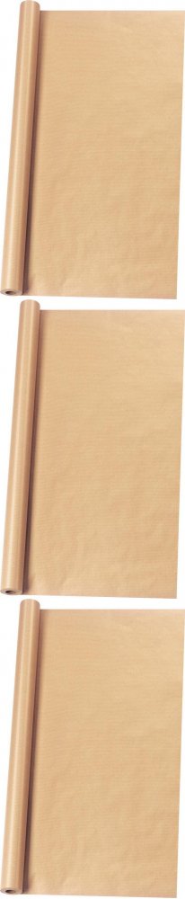 3x Papier pakowy 1x5m, w roli, brązowy
