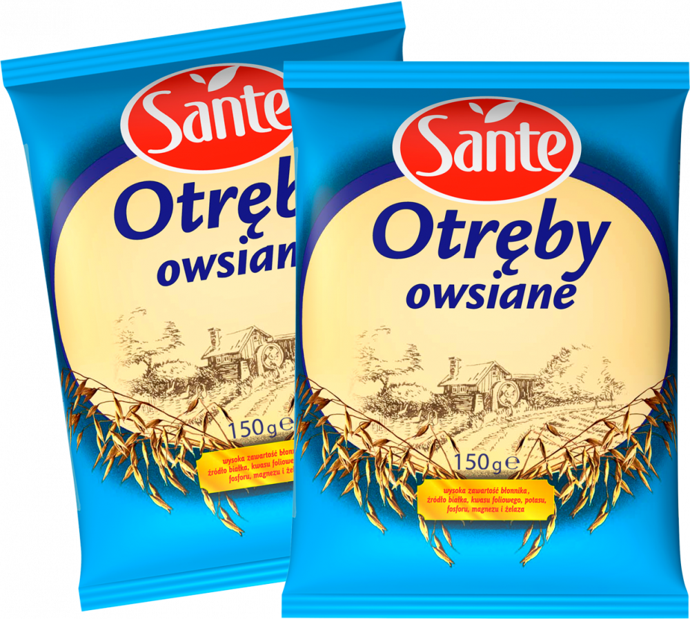 2x Otręby owsiane Sante, 150g