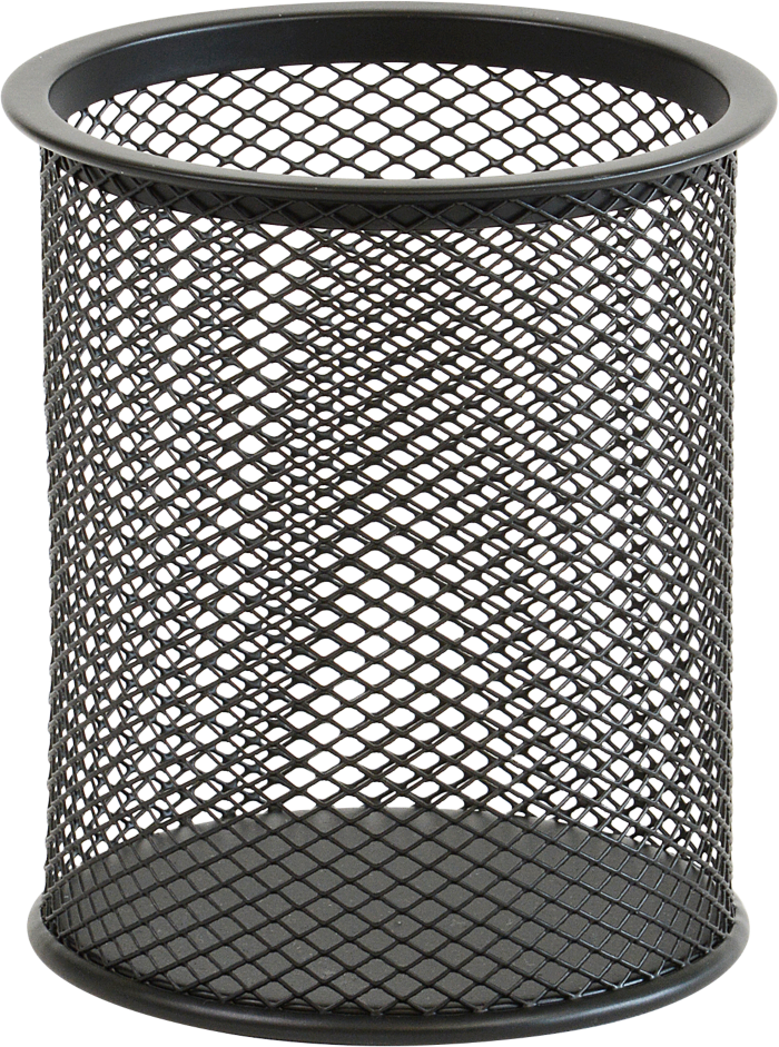 Kubek na długopisy Viking, druciany, 90x100mm, czarny