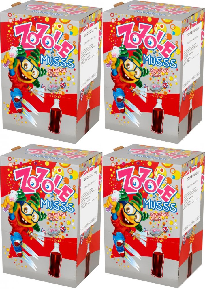 4x Cukierki Mieszko Zozole, cola, 2.5kg