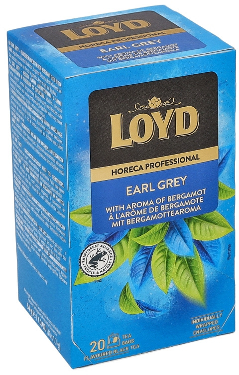 Herbata Earl Grey w kopertach Loyd Horeca Premium, 20 sztuk x 1.7g