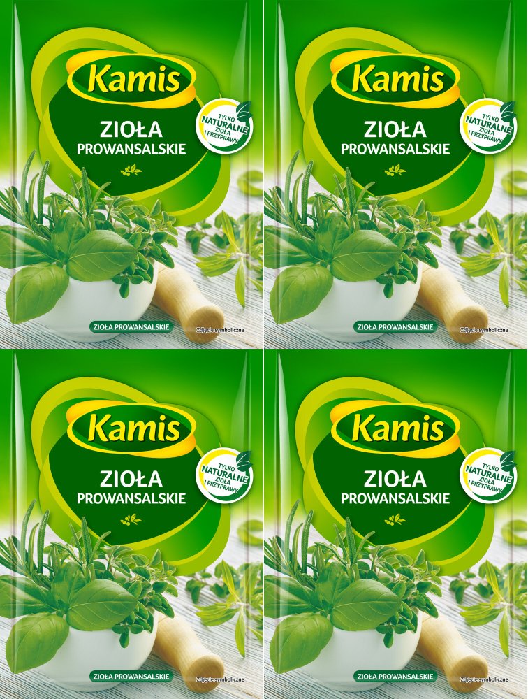 4x Zioła prowansalskie Kamis, 8g