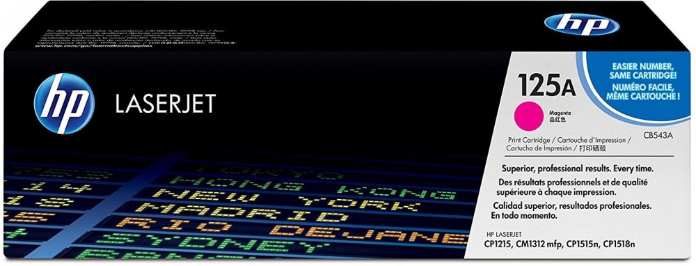 Toner HP 125A (CB543A), 1400 stron, magenta (purpurowy)