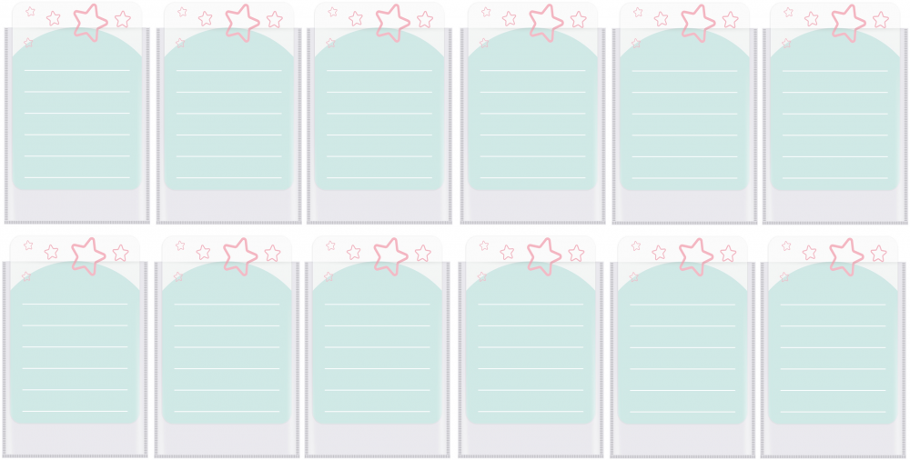 3x Ofertówki Biurfol "U", A6, 150μm, 25 sztuk, transparentny