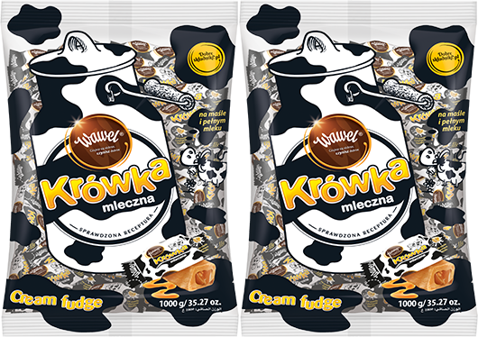 2x Cukierki Krówka Wawel, mleczny, 1kg