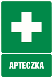 Znak informacyjny Anro "Apteczka", płytka PVC, 10x14cm