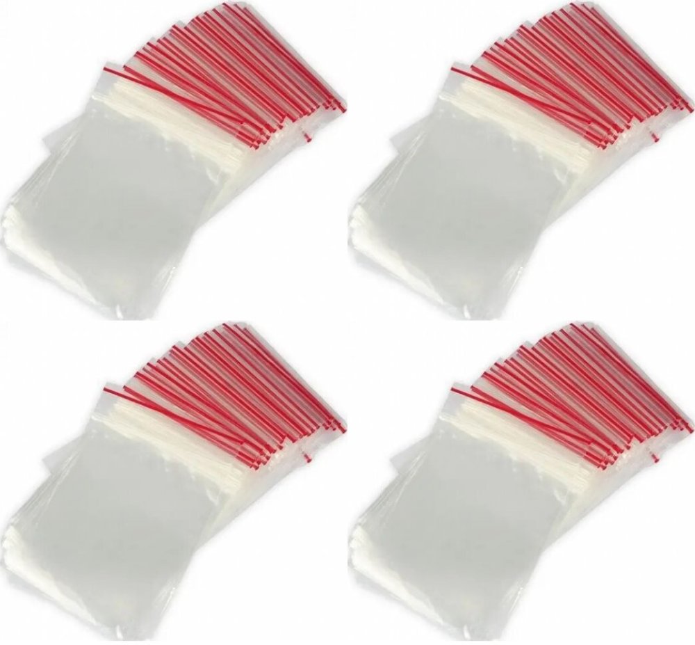 4x Woreczki strunowe Emerson, 250x300mm, 100 sztuk, bezbarwny