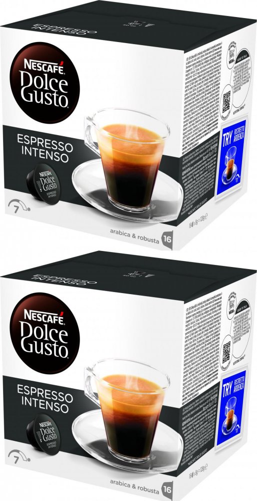 2x Kapsułki do ekspresu Nescafé Dolce Gusto Espresso Intenso, 16 sztuk