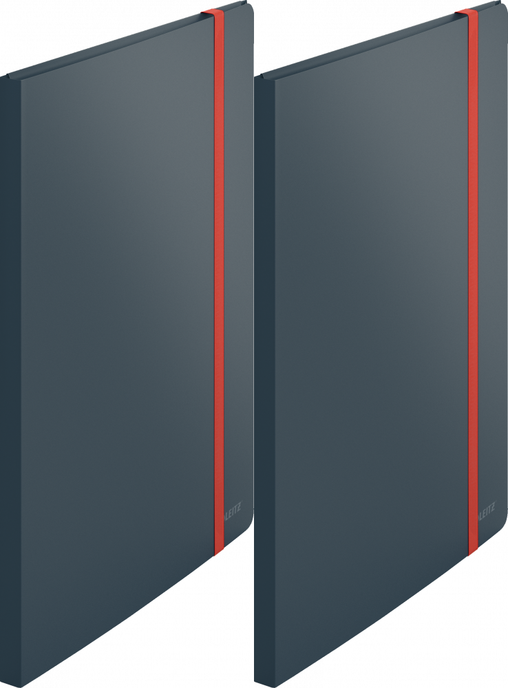 2x Album ofertowy poszerzony Leitz Cosy, A4, 20 koszulek, szary