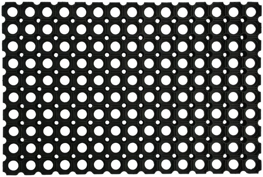 Wycieraczka ażurowa Krystynka Gummy, gumowa, zewnętrzna, 60x40x2.2cm