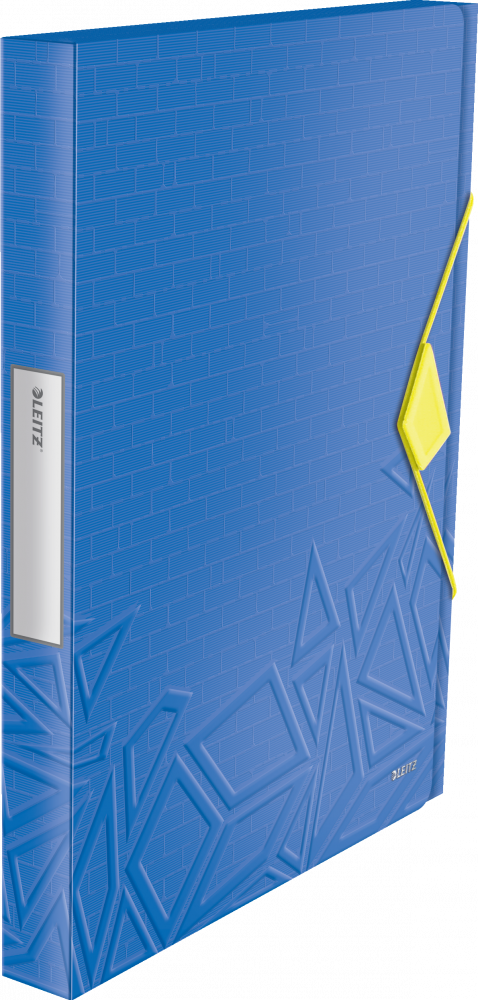 Teczka plastikowa z gumką Leitz Urban Chic, A4, 25 mm, niebieski