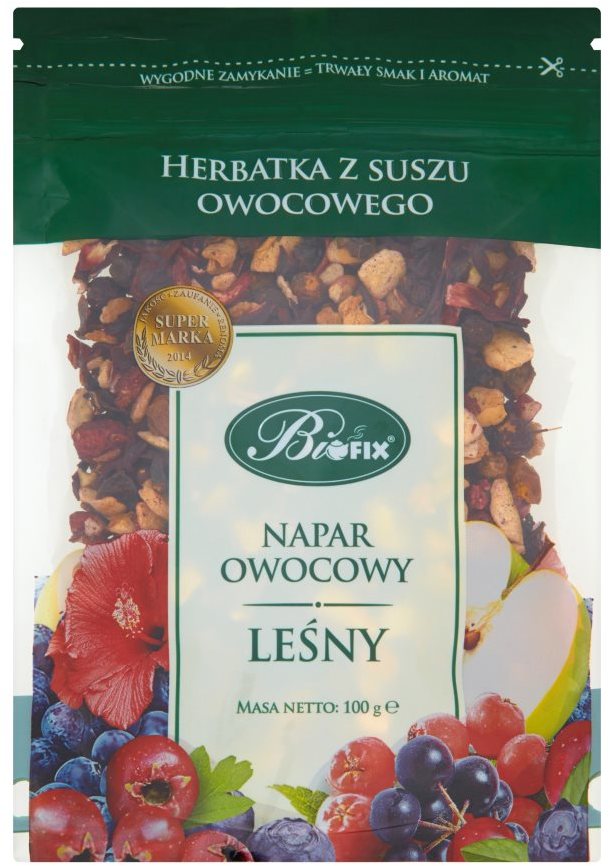 Herbata owocowa z suszu BiFix, owoce leśne, 100g