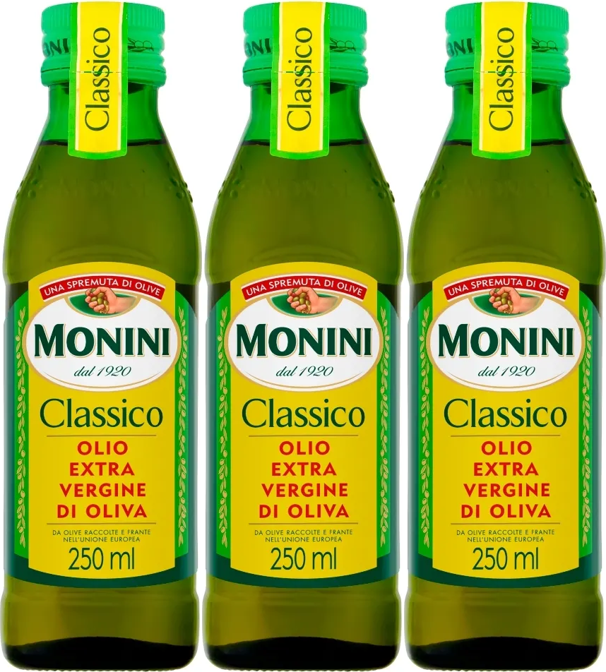 3x Oliwa z oliwek Extra Vergine Monini Classico, 250ml
