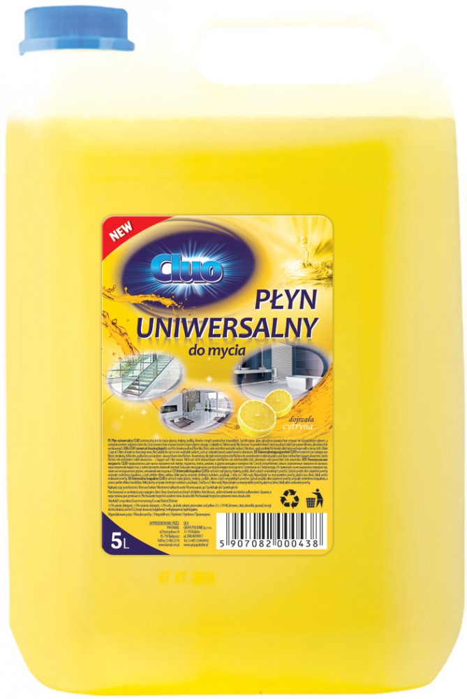 Płyn uniwersalny Cluo, cytrynowy, 5l