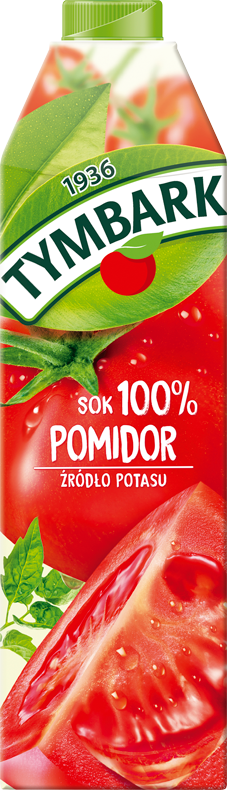 Sok pomidorowy Tymbark, karton, 1l