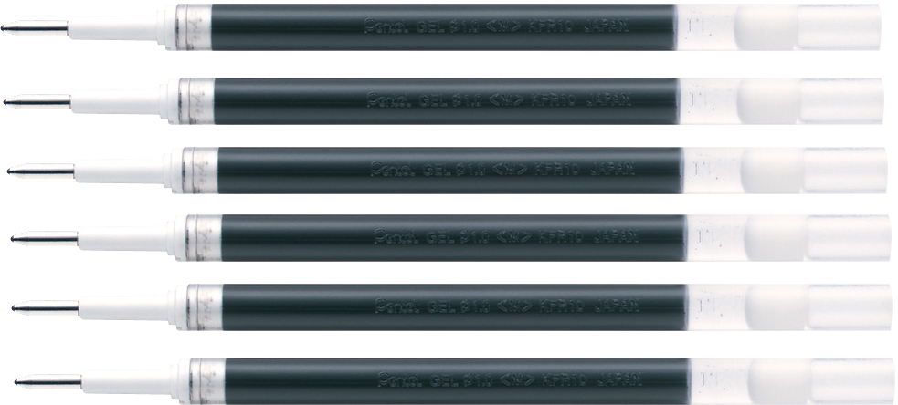 6x wkład wymienny Pentel KFR7, 0.7mm, niebieski