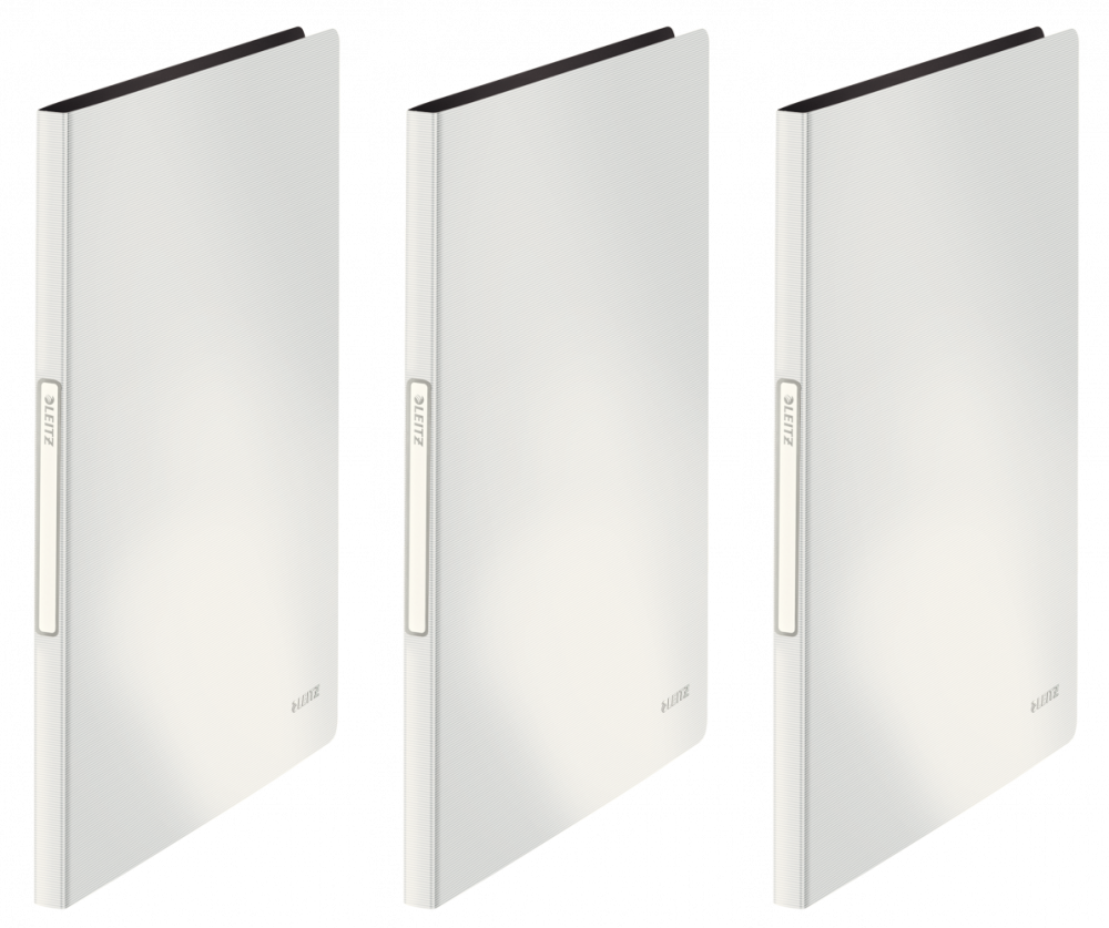 3x Album ofertowy Leitz Solid, A4, 20 koszulek, biały