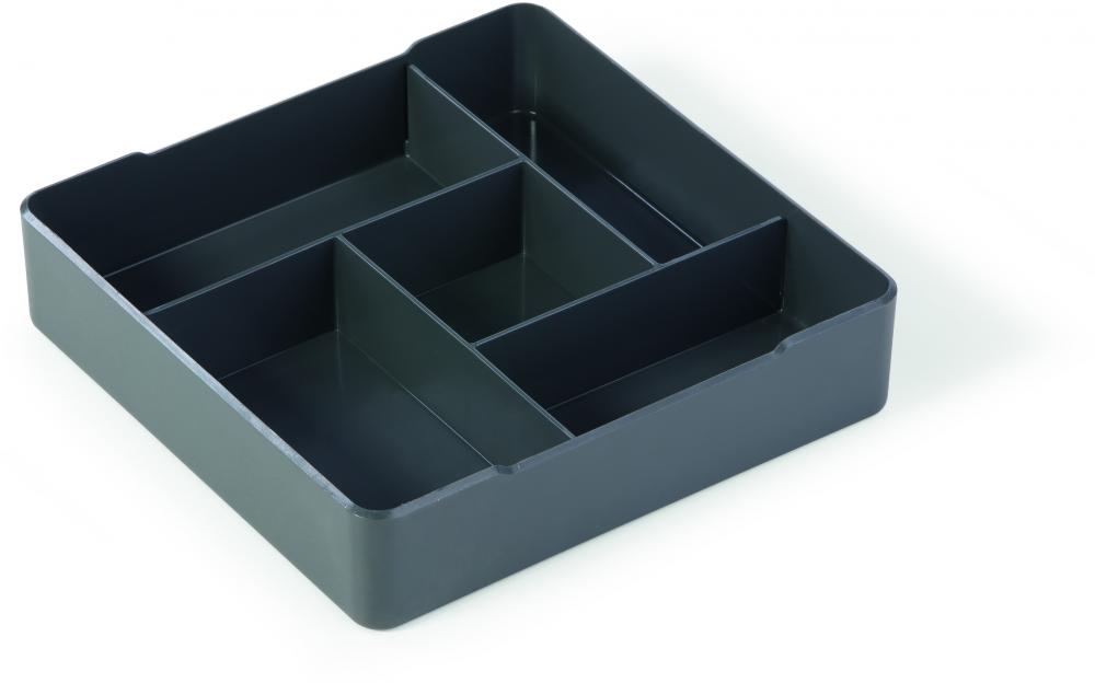 Pojemnik z przegródkami do kawy/herbaty Durable Coffee point case, antracytowy