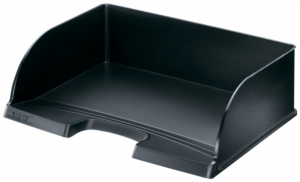 Półka na dokumenty Leitz Jumbo, A4, plastikowa, czarny