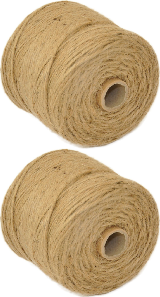 2x Szpagat jutowy Q-connect, 250m, 500g, brązowy