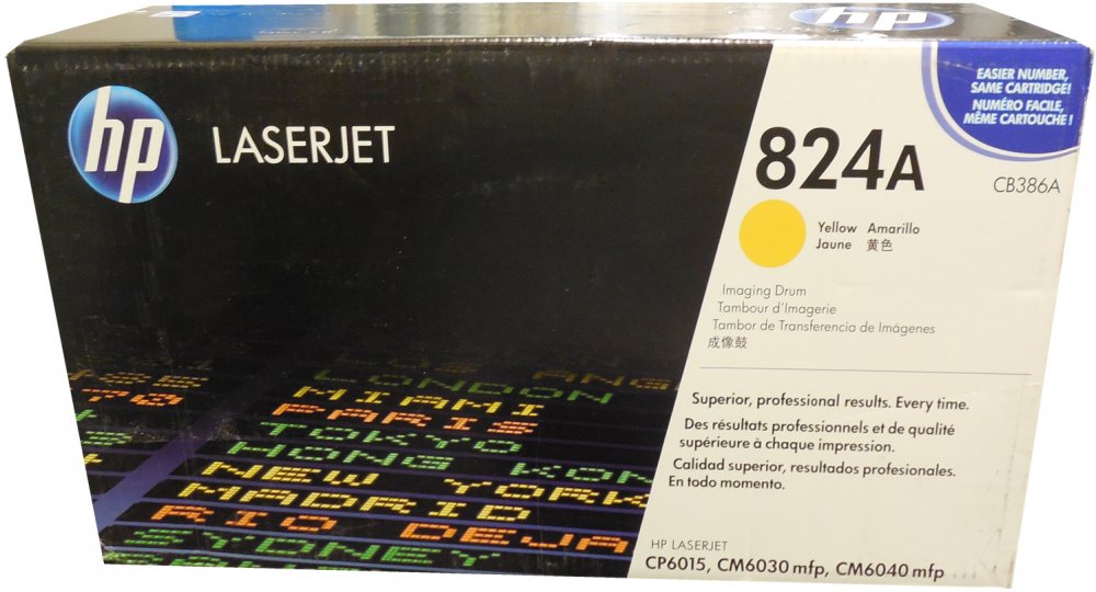 Bęben HP CB386(824A), 35000 stron, yellow (żółty)