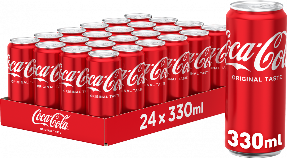 24x napój gazowany Coca-Cola, puszka Sleek, 0.33l