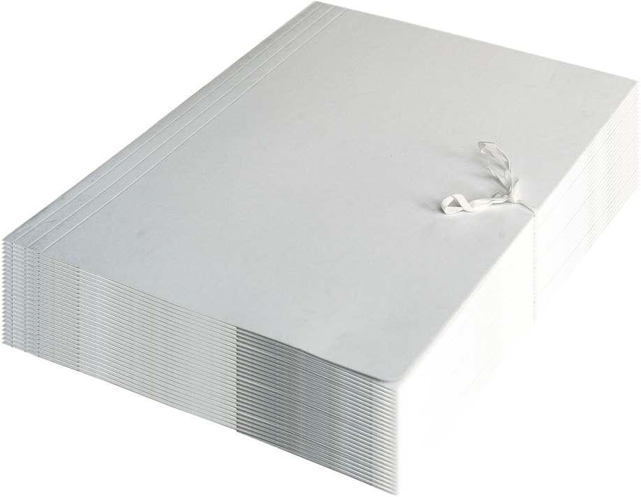 25x Teczka na dokumenty Barbara, A3, wiązana, kartonowa, 300g/m2, 1 sztuka, biały