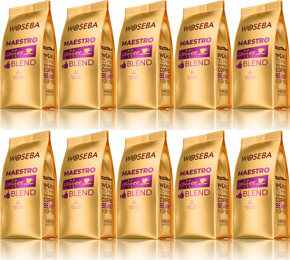 10x Kawa mielona Woseba Maestro, 500g