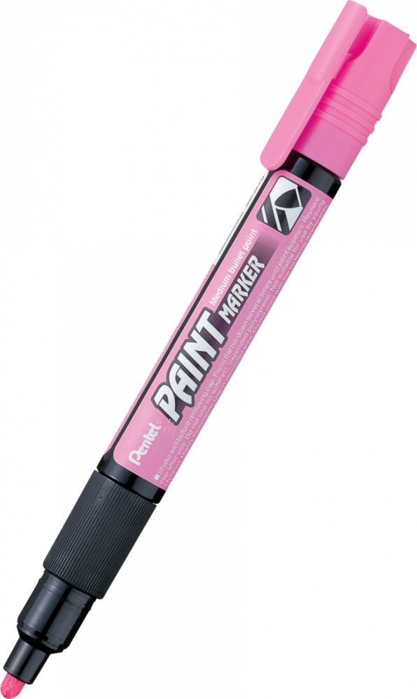 Marker olejowy Pentel MMP20, okrągła, 4.6 mm, różowy