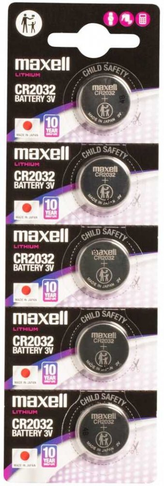 Bateria specjalistyczna Maxell CR2032, 5 sztuk