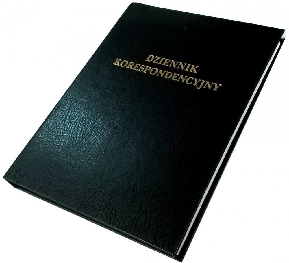 Dziennik korespondencyjny Barbara, A4, 300 kart, czarny