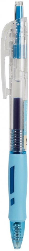 Długopis żelowy Deli Arris, automatyczny, 0.5mm, niebieski