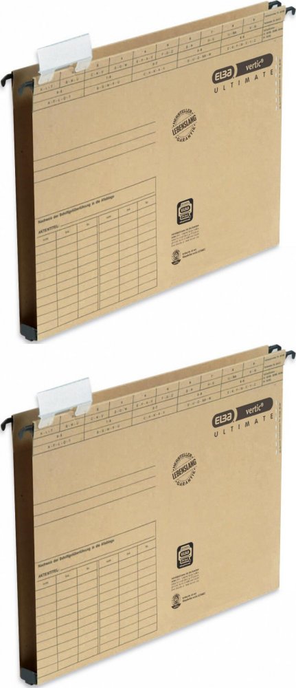 2x Teczka zawieszkowa z szerokim dnem Elba Vertic 1, A4, 320g, 20mm, do 180 kartek