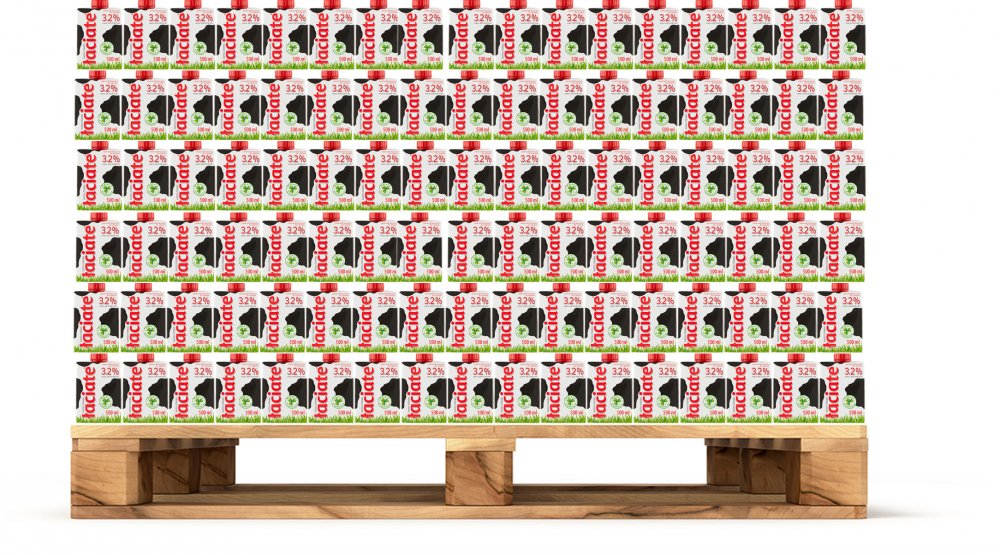 1216x Mleko UHT Łaciate, 3.2%, 0.5l