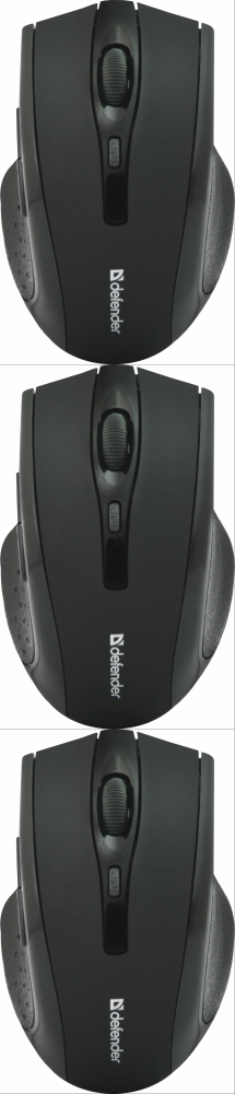 3x Myszka bezprzewodowa Defender Accura MM-665, optyczna, czarny