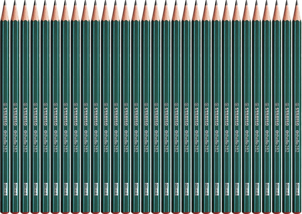 48x Ołówek Stabilo Othello, 2H, zielony