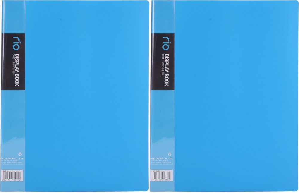 2x Album ofertowy Deli Rio, A4, 60 koszulek, niebieski