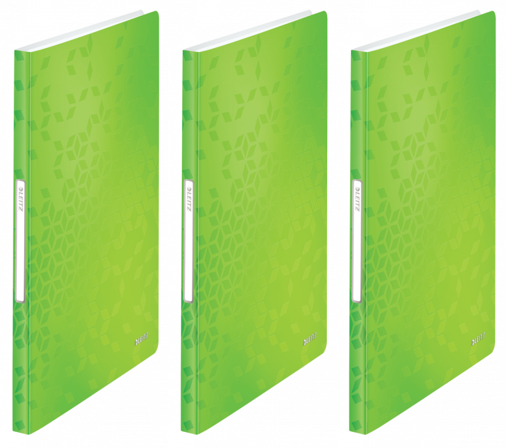 3x Album ofertowy Leitz Wow, A4, 40 koszulek, zielony