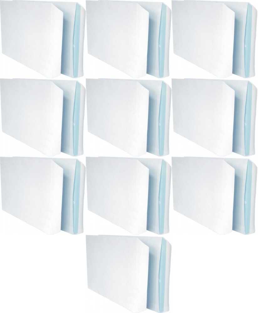 10x Koperta standardowa Rayan, E4, samoklejąca SK, 50 sztuk, biały