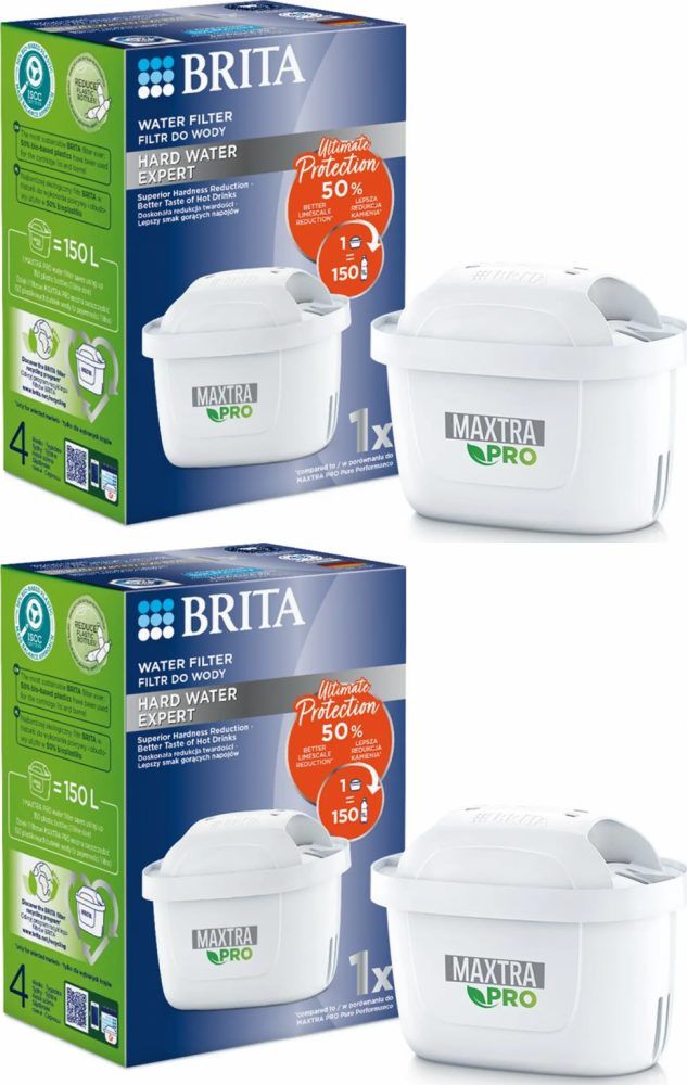 2x Wkład filtrujący Brita Maxtra Pro Hard Water Expert, 1 sztuka