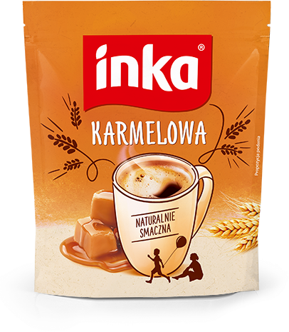 Kawa zbożowa Inka, o smaku karmelowym, 200g