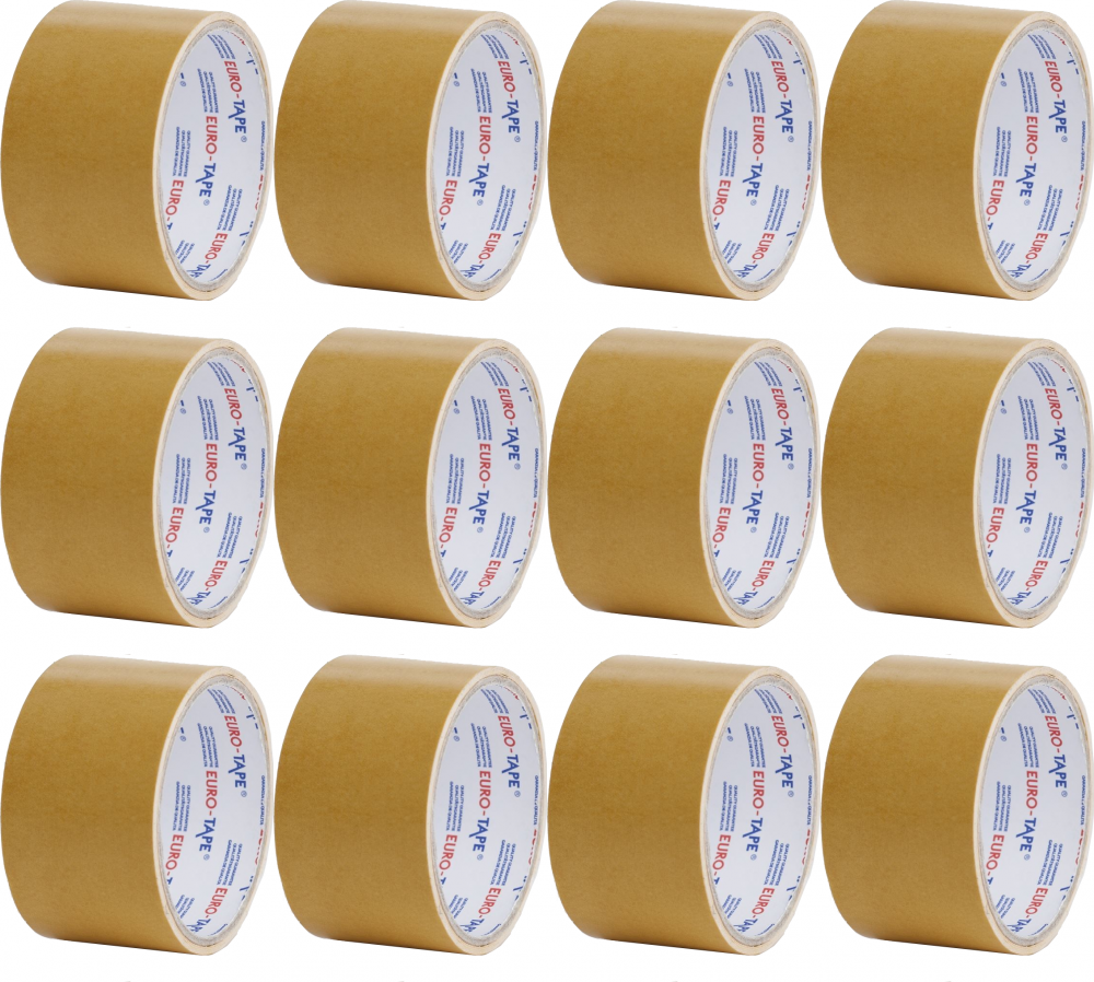 12x Taśma dwustronna Dalpo, 50mm x 10m, biały