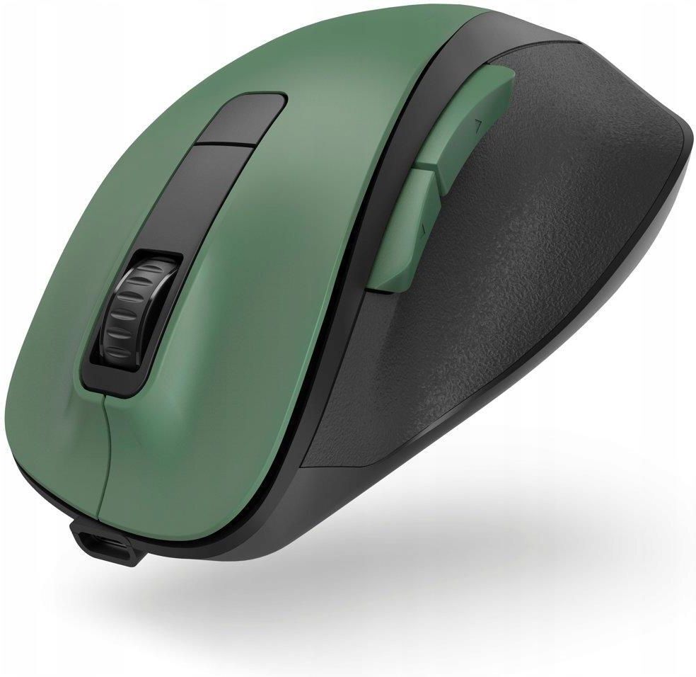Myszka bezprzewodowa Hama MW-500 V2, na akumulator, optyczna, zielony