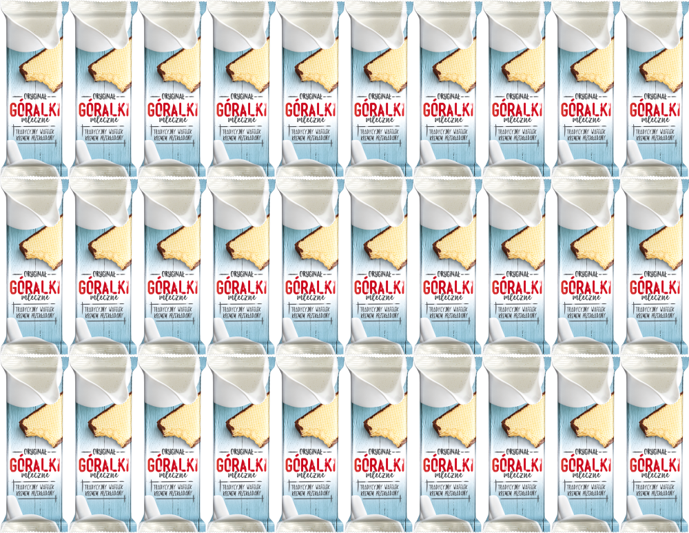 36x Wafelek Góralki, mleczny, 45g