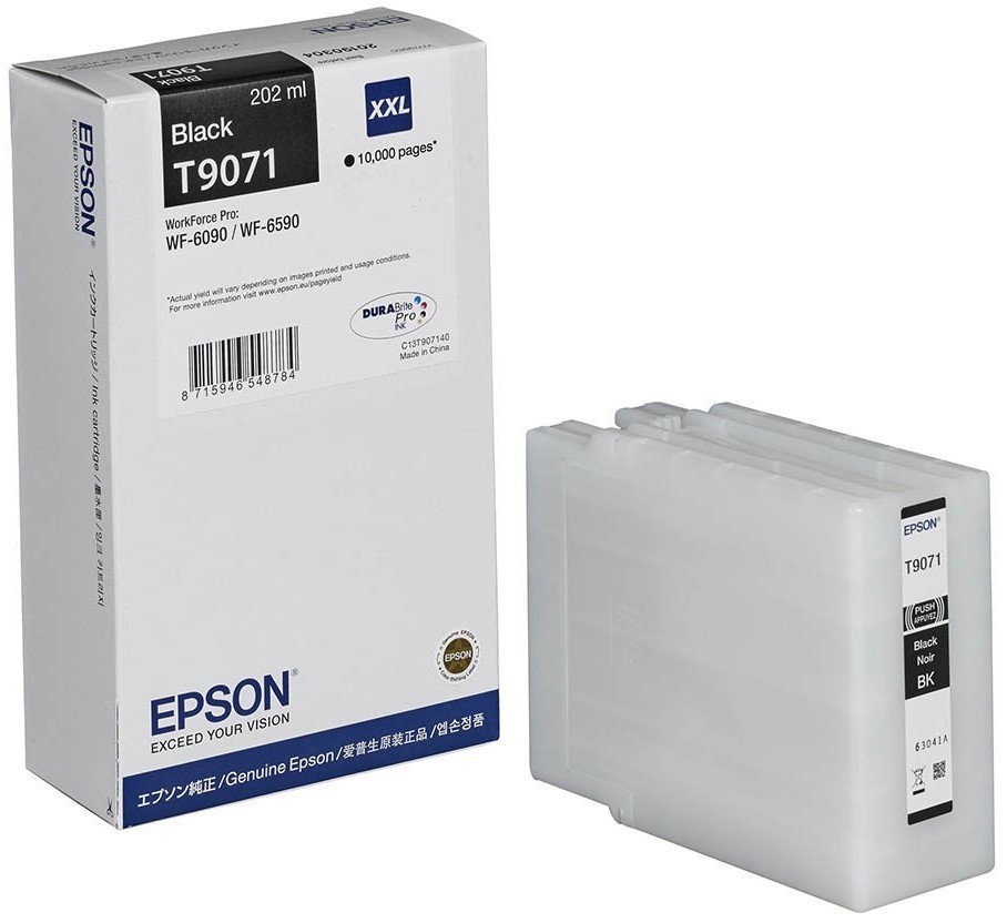 Tusz Epson (C13T907140) T9071 XXL, 202ml, black (czarny)