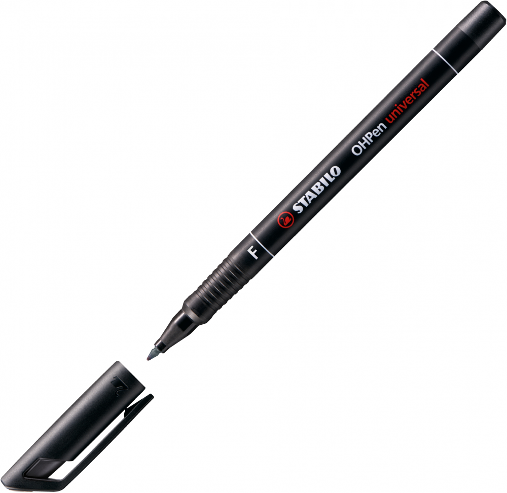 Foliopis Stabilo, OHPen, okrągła, 0.7mm (F), czarny