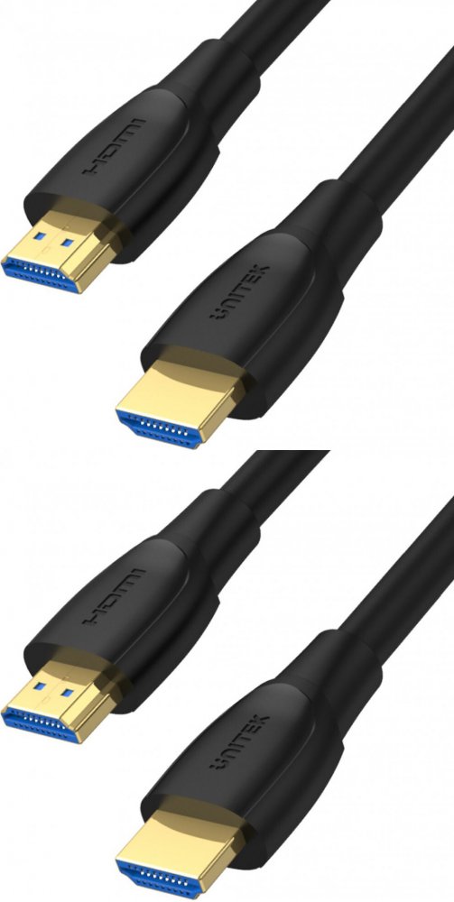 2x Kabel Unitek High Speed HDMI 2.0 4K C11041BK, 5m, czarny